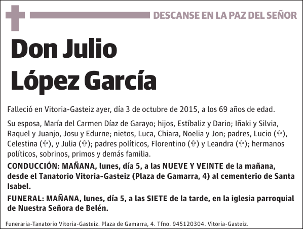 Julio López García