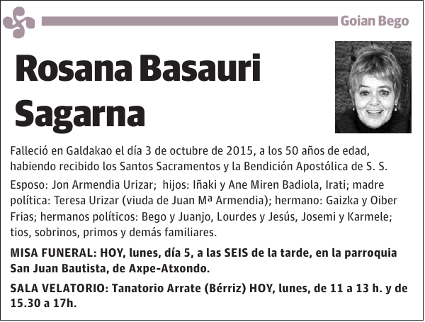 Rosana Basauri Sagarna