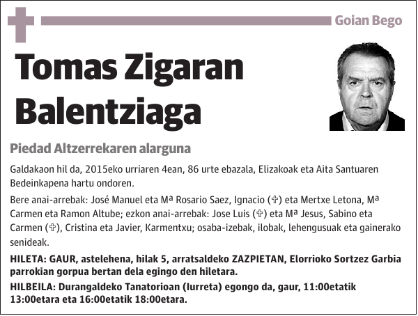 Tomas Zigaran Balentziaga