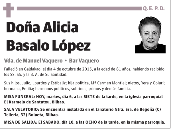 Alicia Basalo López