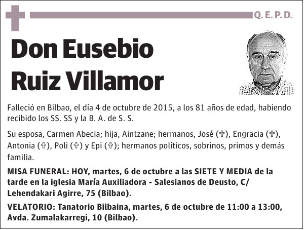 Eusebio Ruiz Villamor