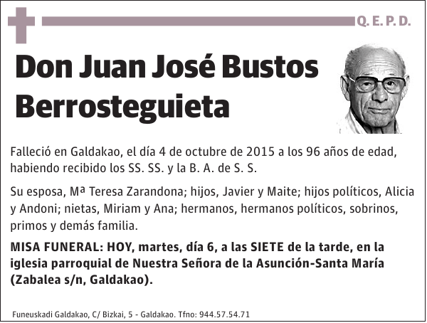 Juan José Bustos Berrosteguieta