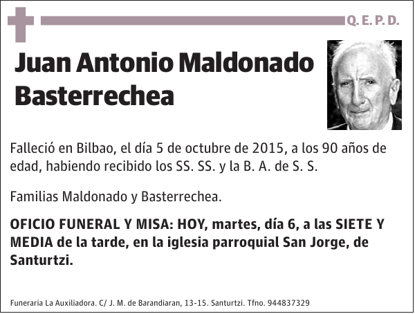 Juan Antonio Maldonado Basterrechea