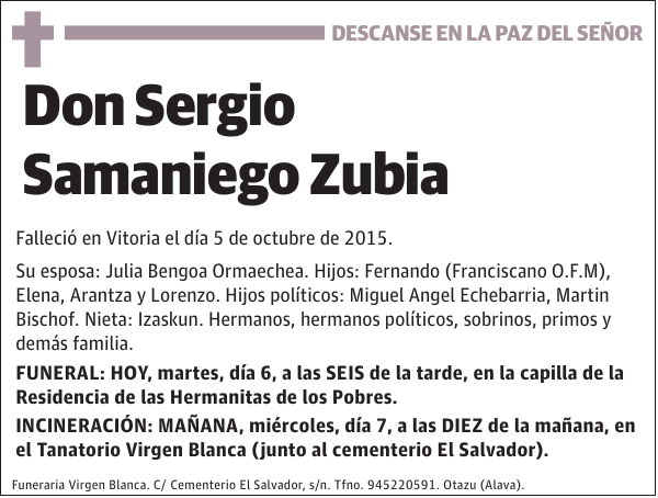 Sergio Samaniego Zubia