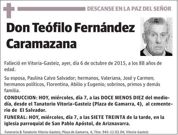 Teófilo Fernández Caramazana