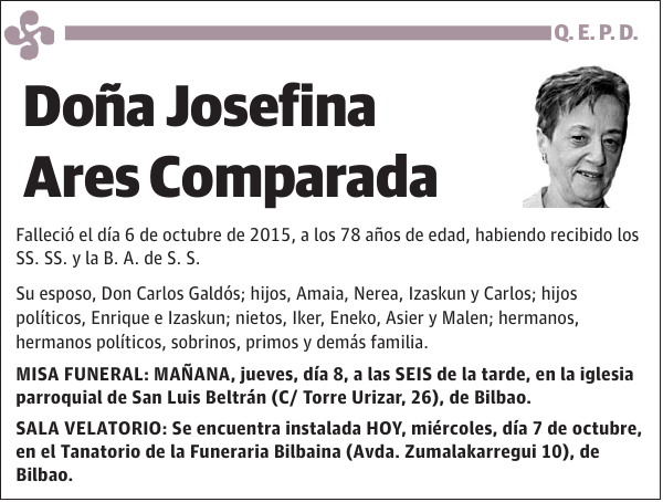 Josefina Ares Comparada