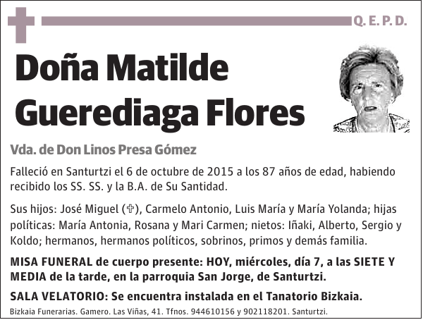 Matilde Guerediaga Flores