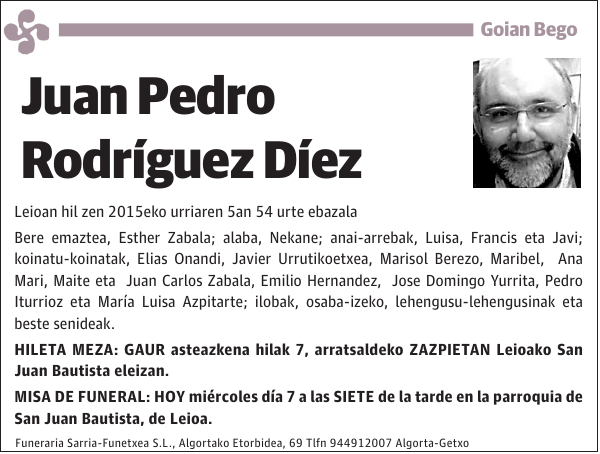 Juan Pedro Rodríguez Díez Leioan