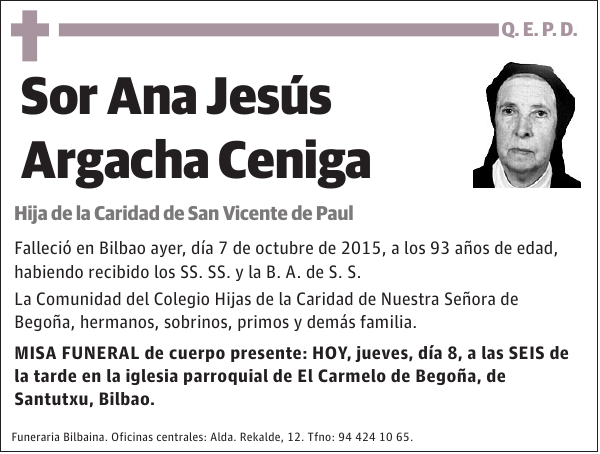 Ana Jesús Argacha Ceniga