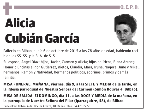 Alicia Cubián García