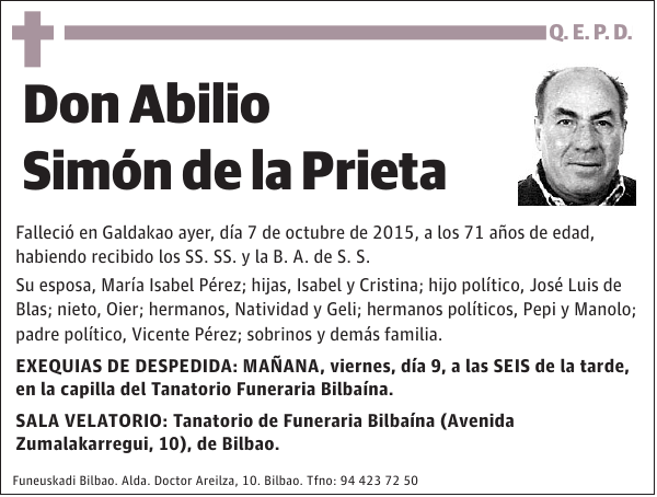 Abilio Simón de la Prieta