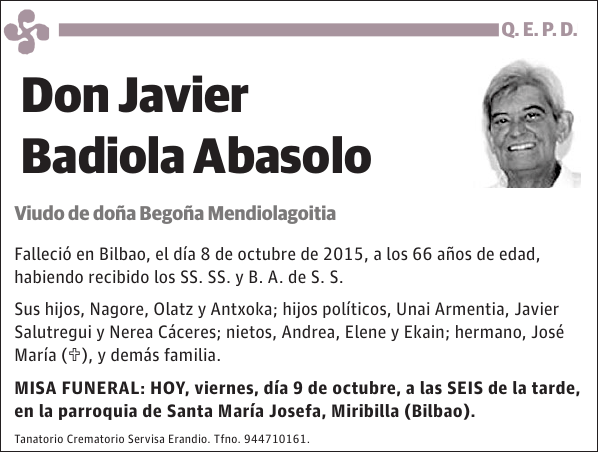 Javier Badiola Abasolo