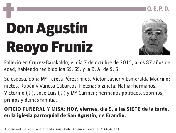 Agustín Reoyo Fruniz