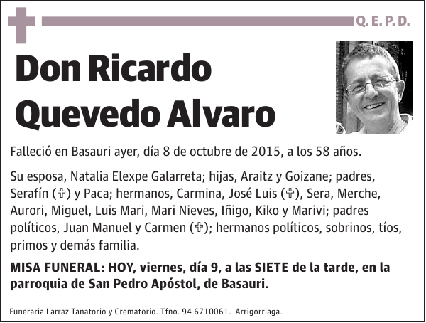 Ricardo Quevedo Alvaro