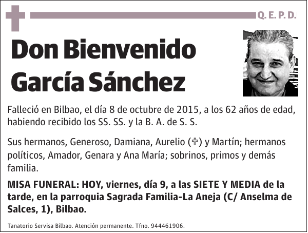 Bienvenido García Sánchez