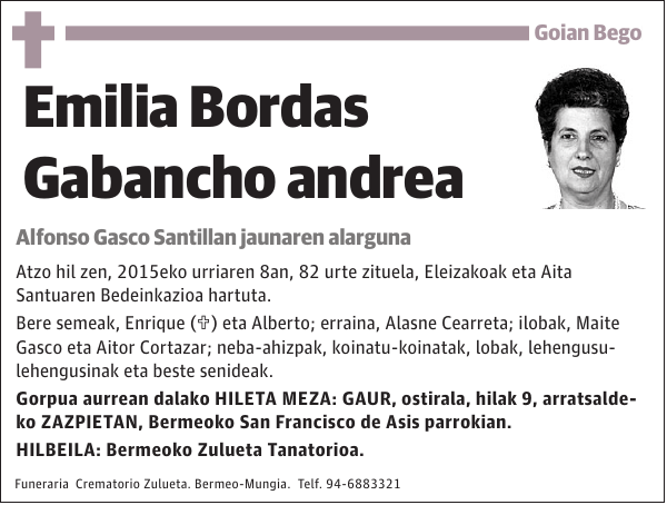 Emilia Bordas Gabancho