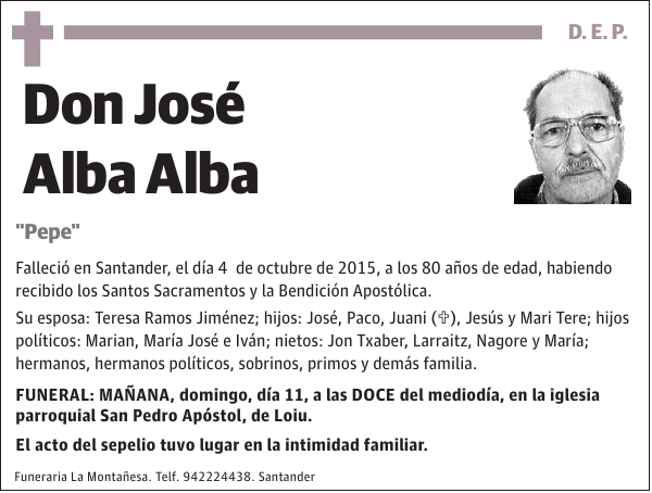 José Alba Alba