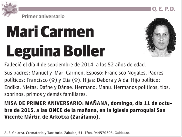 Mari Carmen Leguina Boller