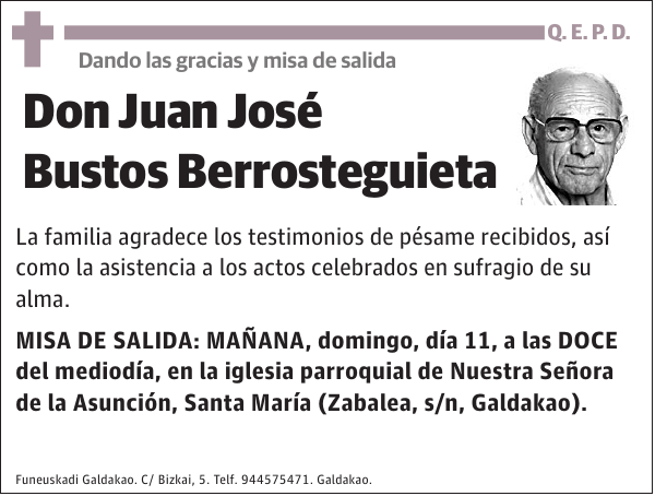 Juan José Bustos Berrosteguieta