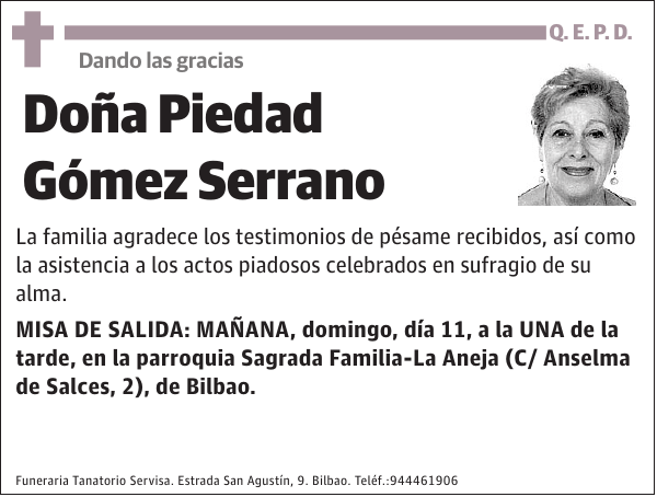 Piedad Gómez Serrano