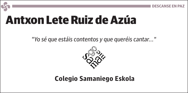 Antxon Lete Ruiz de Azúa