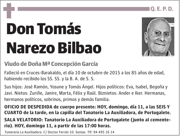 Tomás Narezo Bilbao