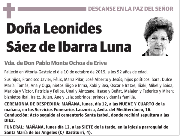 Leonides Sáez de Ibarra Luna