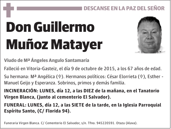 Guillermo Muñoz Matayer