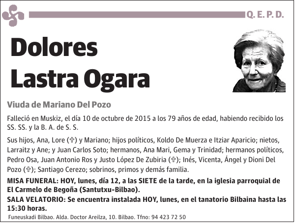 Dolores Lastra Ogara