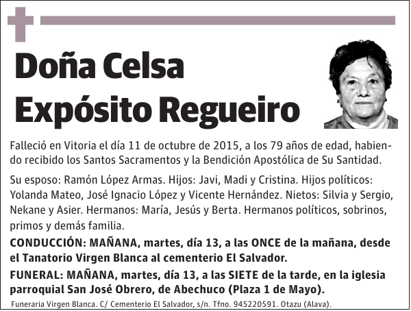 Celsa Expósito Regueiro