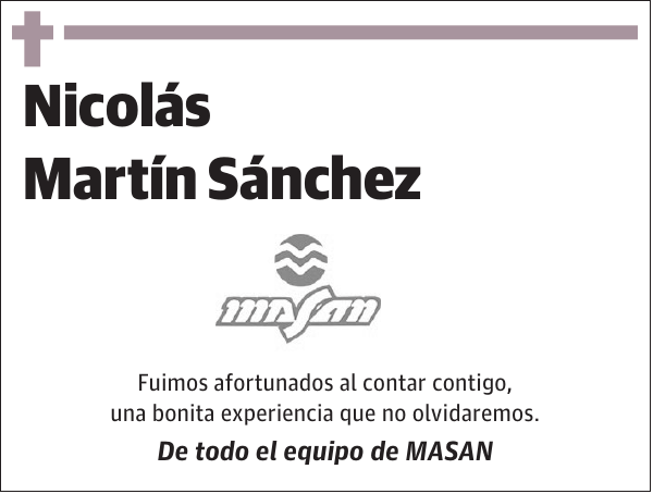 Nicolás Martín Sánchez