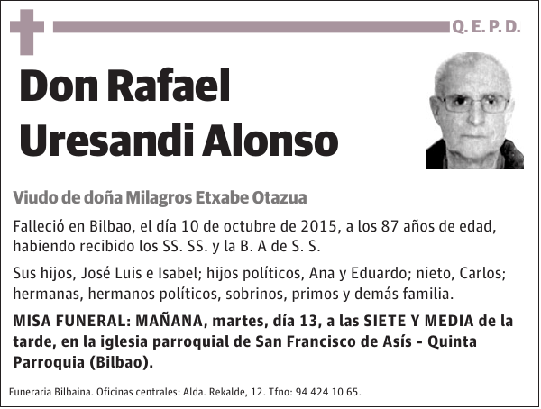 Rafael Uresandi Alonso