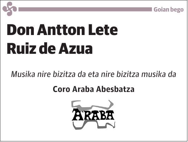 Antton Lete Ruiz de Azua