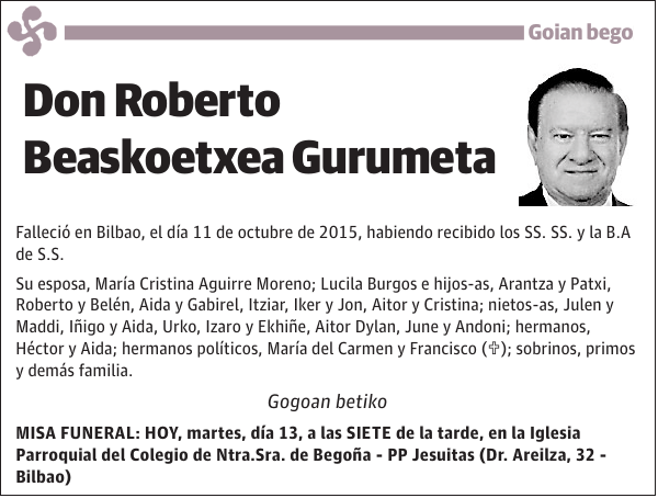 Roberto Beaskoetxea Gurumeta