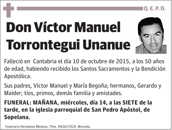 Víctor Manuel Torrontegui Unanue