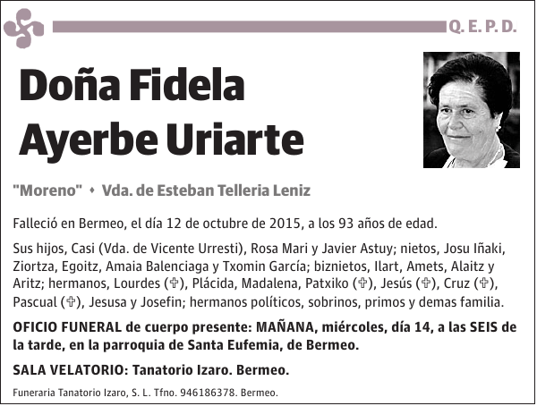 Fidela Ayerbe Uriarte