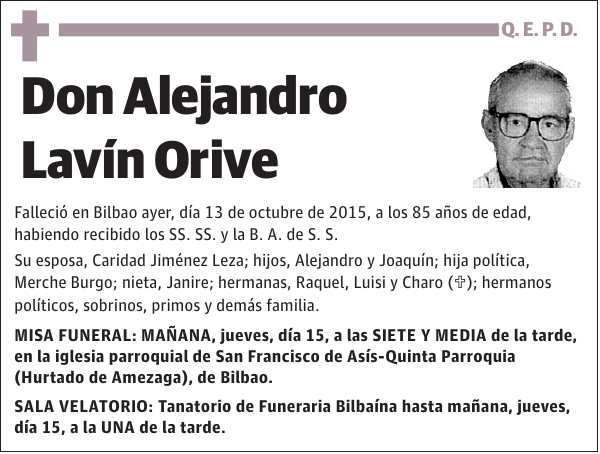 Alejandro Lavín Orive