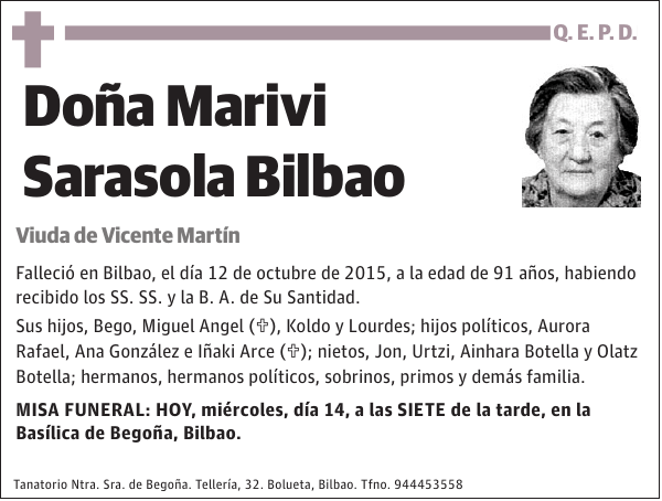 Marivi Sarasola Bilbao