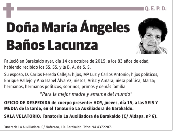 María Ángeles Baños Lacunza