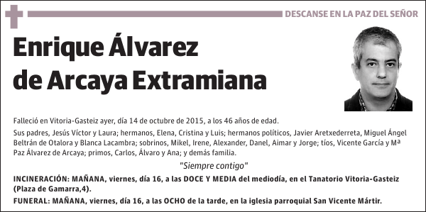 Enrique Álvarez de Arcaya Extramiana