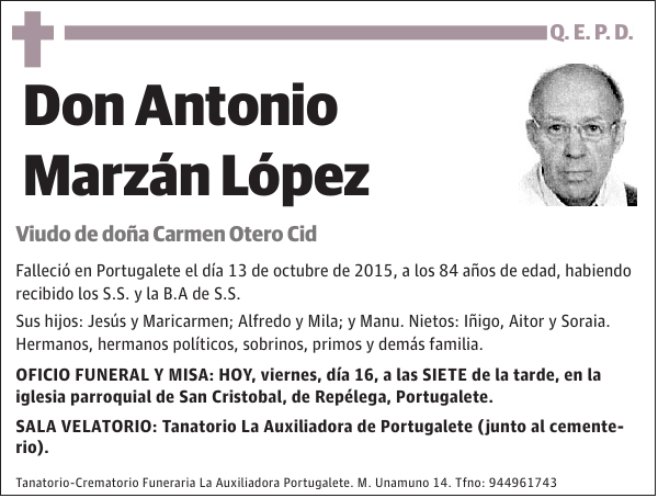 Antonio Marzán López