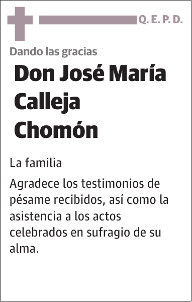 José María Calleja Chomón