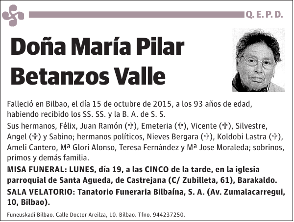 María Pilar Betanzos Valle