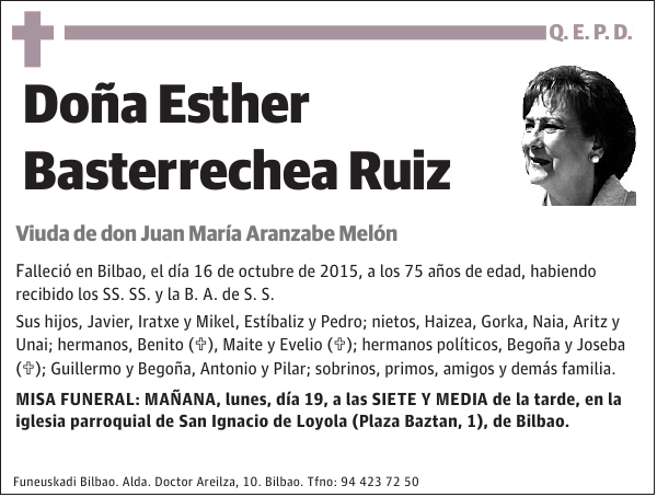 Esther Basterrechea Ruiz