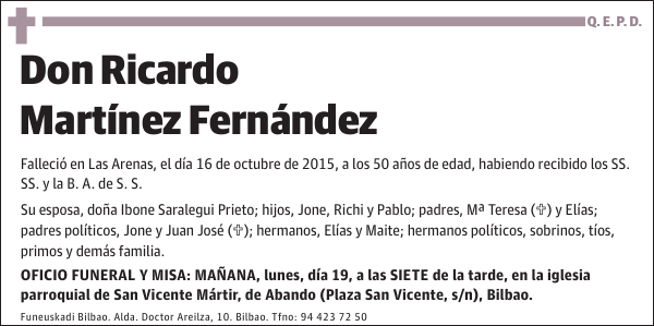 Ricardo Martínez Fernández