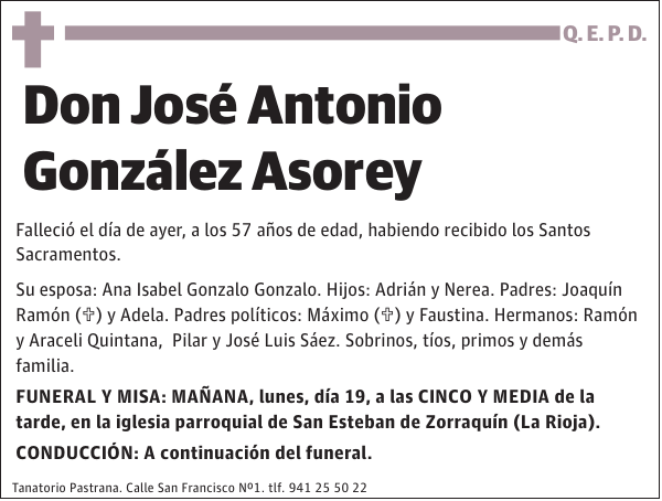 José Antonio González Asorey