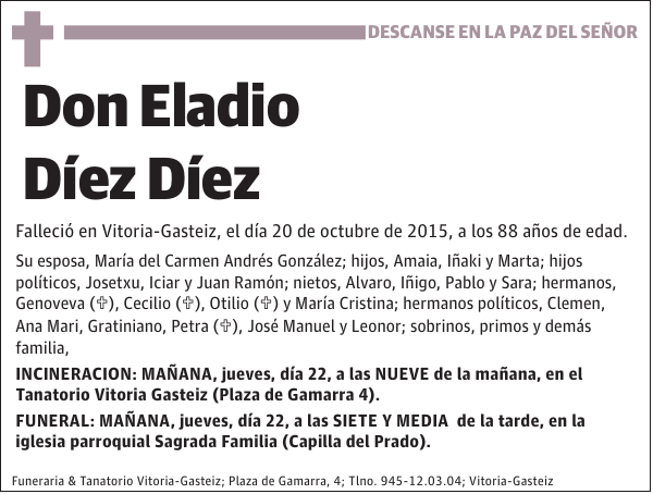 Eladio Díez Díez