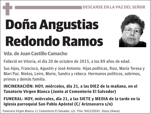 Angustias Redondo Ramos