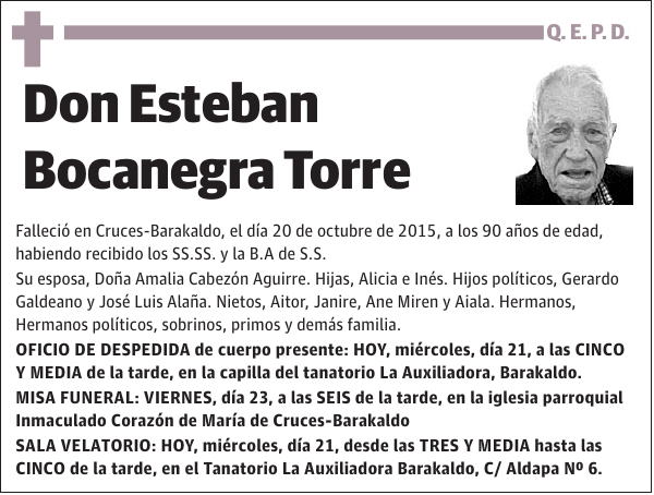 Esteban Bocanegra Torre