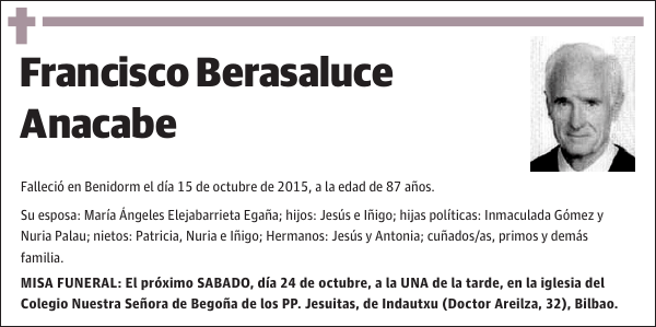 Francisco Berasaluce Anacabe